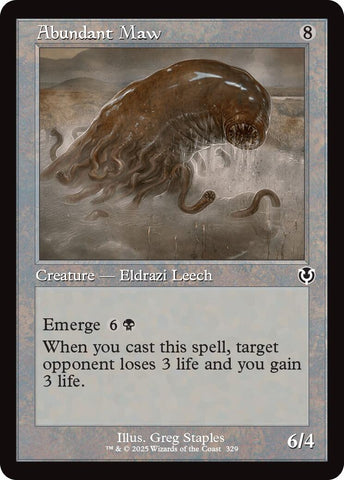 Image for Abundant Maw (Retro Frame) (329) [Innistrad Remastered]