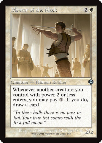 Image for Mentor of the Meek (Retro Frame) (345) [Innistrad Remastered]