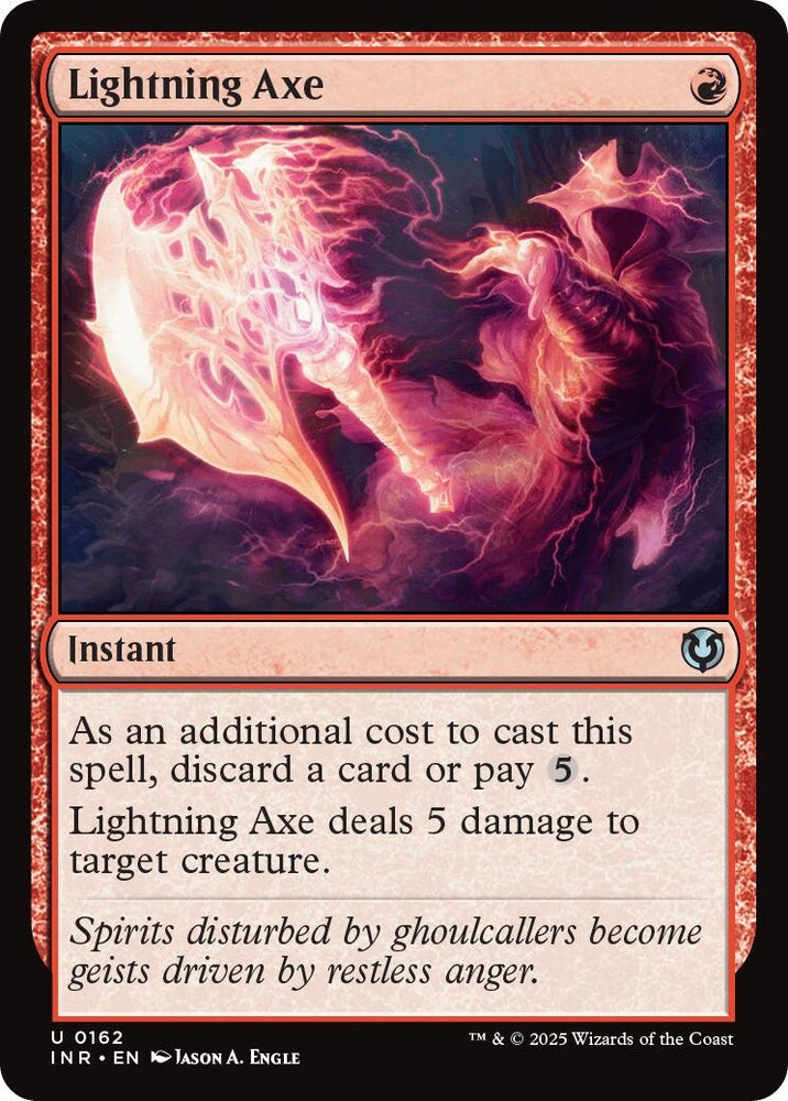 Image for Lightning Axe (162) [Innistrad Remastered]