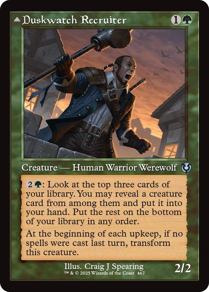 Image for Duskwatch Recruiter (Retro Frame) (467) [Innistrad Remastered]
