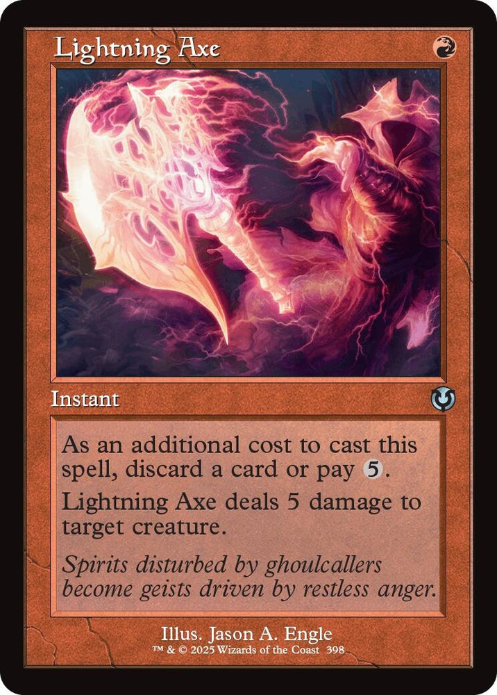 Image for Lightning Axe (Retro Frame) (398) [Innistrad Remastered]
