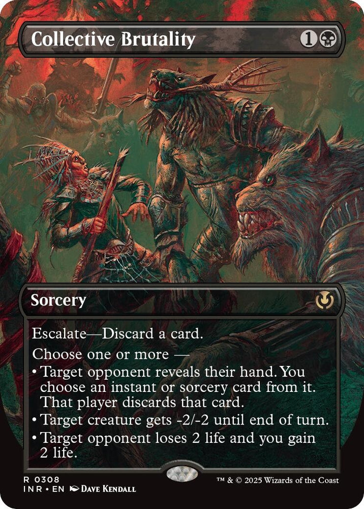 Image for Collective Brutality (Borderless) (308) [Innistrad Remastered]
