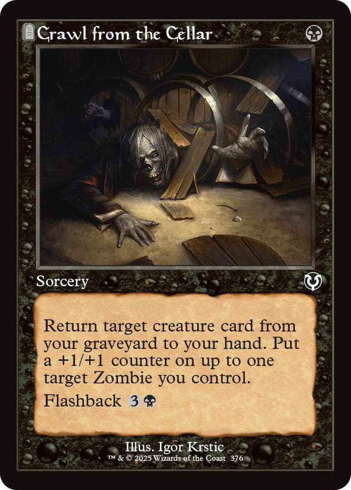 Image for Crawl from the Cellar (Retro Frame) (376) [Innistrad Remastered]