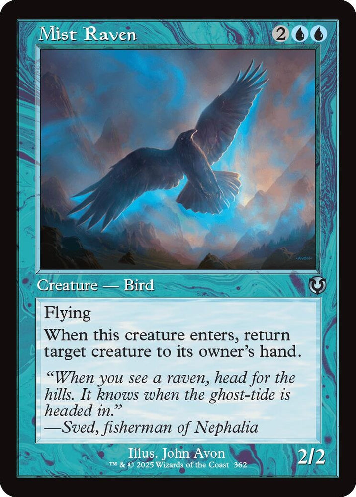 Image for Mist Raven (Retro Frame) (362) [Innistrad Remastered]