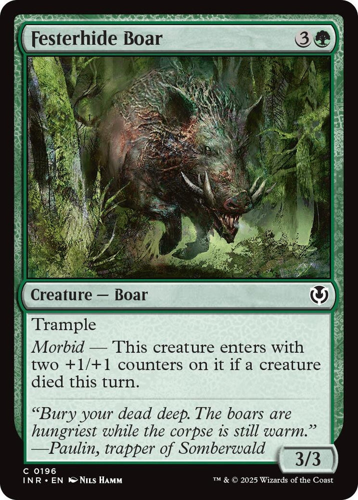 Image for Festerhide Boar (196) [Innistrad Remastered]