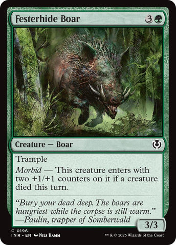 Image for Festerhide Boar (196) [Innistrad Remastered]