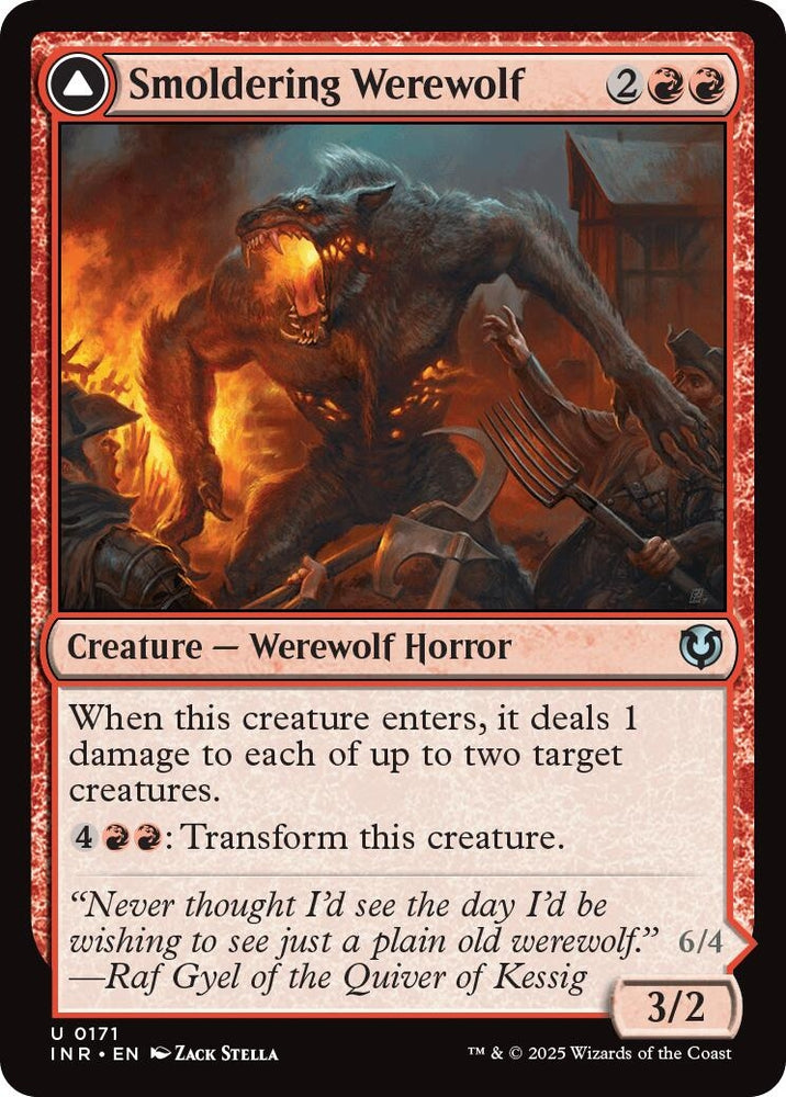 Image for Smoldering Werewolf (171) [Innistrad Remastered]