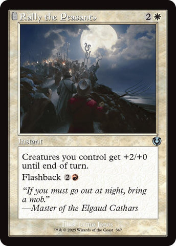 Image for Rally the Peasants (Retro Frame) (347) [Innistrad Remastered]