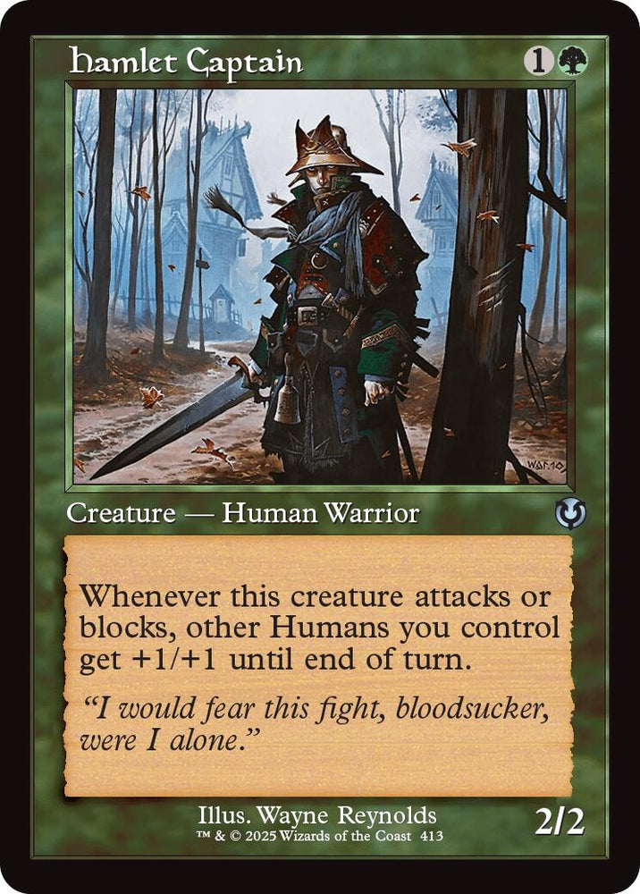Image for Hamlet Captain (Retro Frame) (413) [Innistrad Remastered]