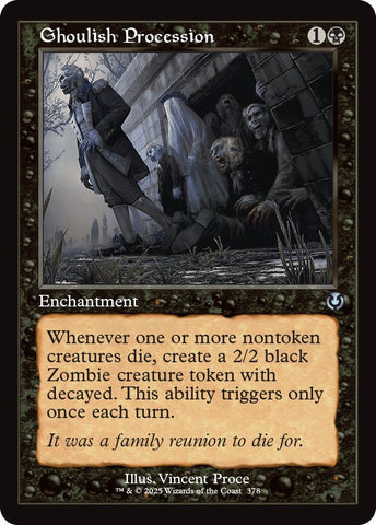 Image for Ghoulish Procession (Retro Frame) (378) [Innistrad Remastered]
