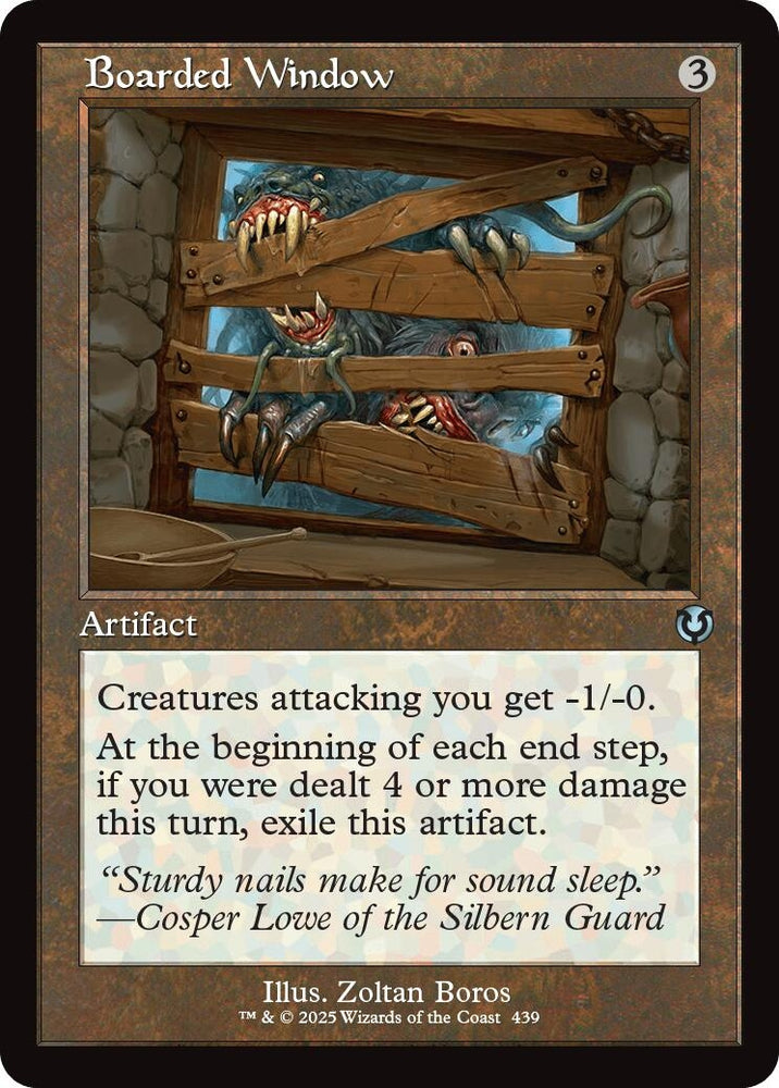 Image for Boarded Window (Retro Frame) (439) [Innistrad Remastered]