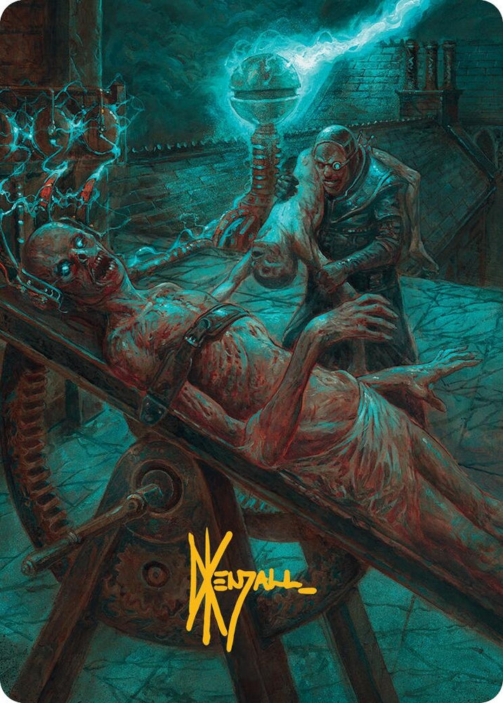 Image for Rooftop Storm Art Card (Gold-Stamped Signature) (8) [AAINR]