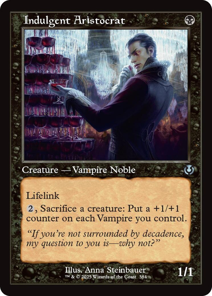Image for Indulgent Aristocrat (Retro Frame) (384) [Innistrad Remastered]