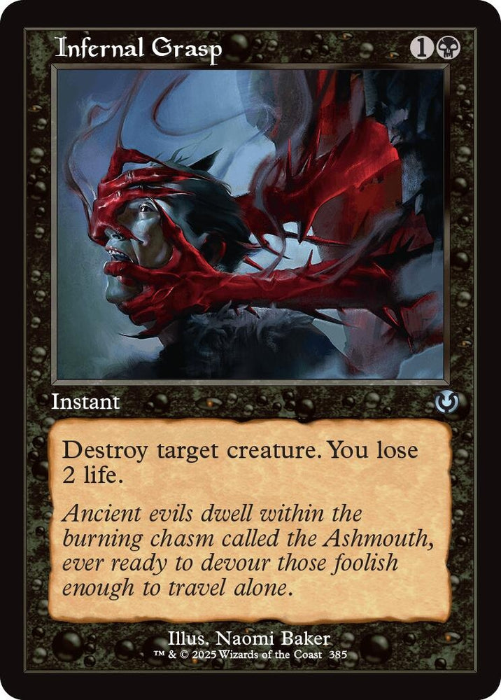 Image for Infernal Grasp (Retro Frame) (385) [Innistrad Remastered]