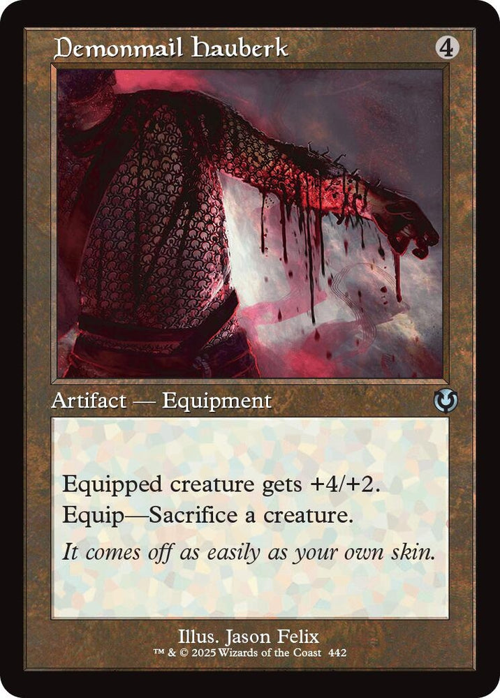 Image for Demonmail Hauberk (Retro Frame) (442) [Innistrad Remastered]