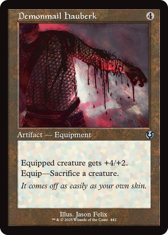 Image for Demonmail Hauberk (Retro Frame) (442) [Innistrad Remastered]