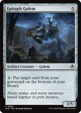 Image for Epitaph Golem (262) [Innistrad Remastered]
