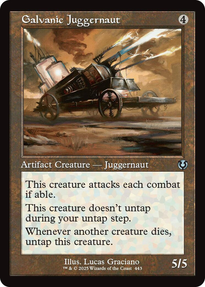 Image for Galvanic Juggernaut (Retro Frame) (443) [Innistrad Remastered]