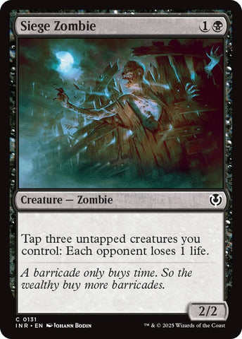 Image for Siege Zombie (131) [Innistrad Remastered]