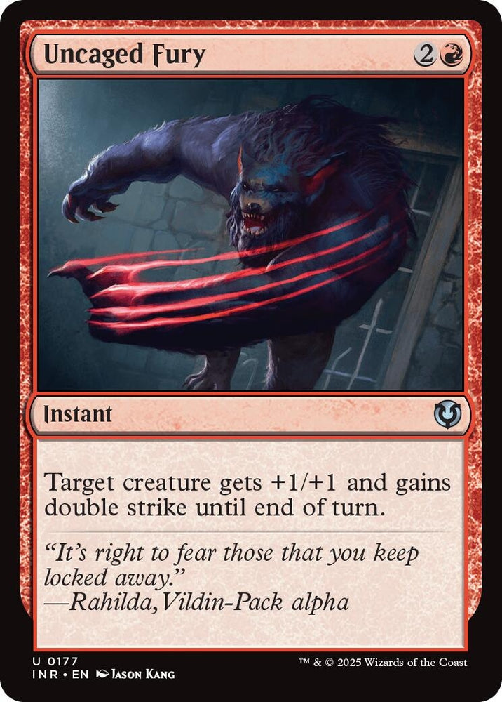 Image for Uncaged Fury (177) [Innistrad Remastered]