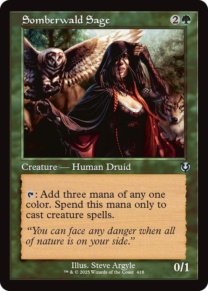 Image for Somberwald Sage (Retro Frame) (418) [Innistrad Remastered]