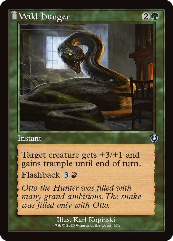 Image for Wild Hunger (Retro Frame) (424) [Innistrad Remastered]