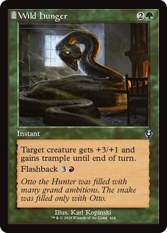 Image for Wild Hunger (Retro Frame) (424) [Innistrad Remastered]