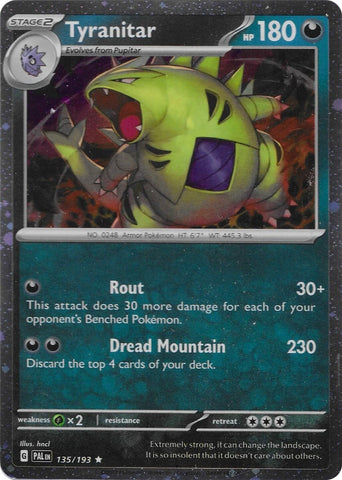 Image for Tyranitar - 135/193 (Cosmo Foil) (135/193) - Pokemon