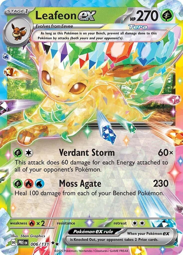 Image for Leafeon ex - 006/131 (006/131) [SV: Prismatic Evolutions]