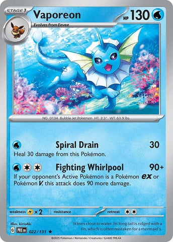 Image for Vaporeon (022/131) (PRE)