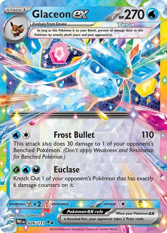 Image for Glaceon ex - 026/131 (026/131) [SV: Prismatic Evolutions]