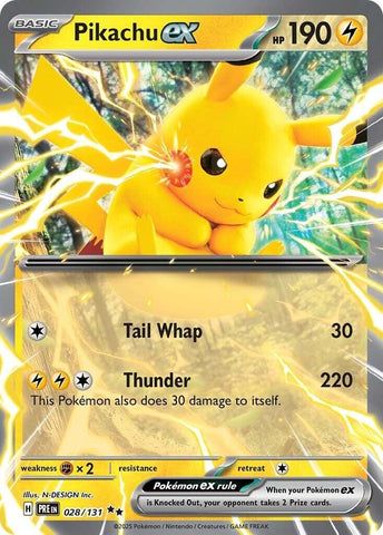 Image for Pikachu ex - 028/131 (028/131) (PRE)