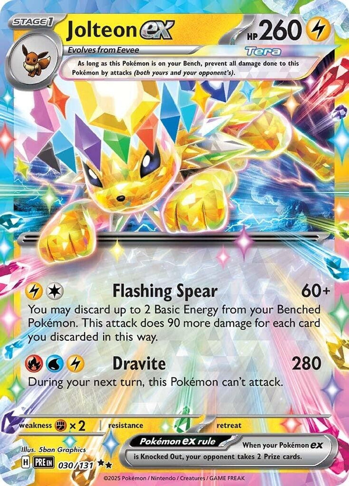 Image for Jolteon ex - 030/131 (030/131) [SV: Prismatic Evolutions]