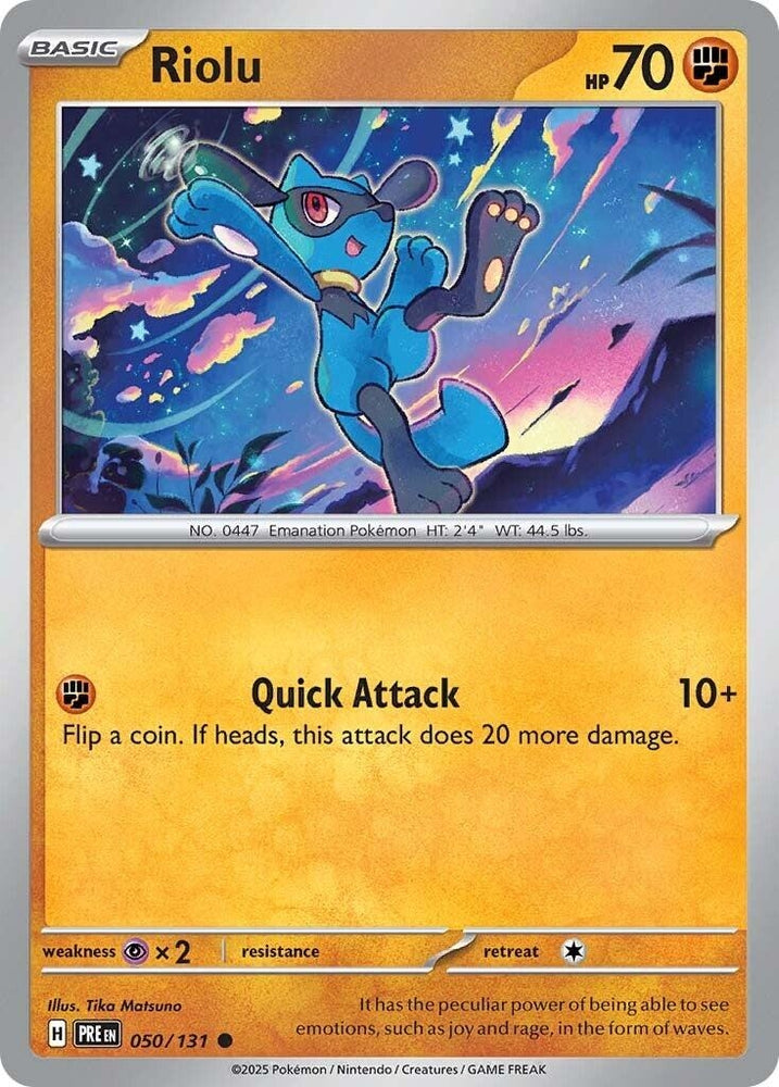 Image for Riolu (050/131) (PRE)