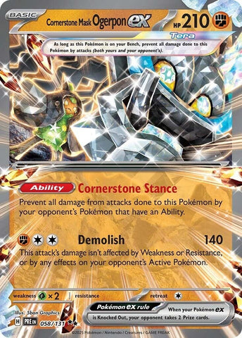Image for Cornerstone Mask Ogerpon ex - 058/131 (058/131) (PRE)