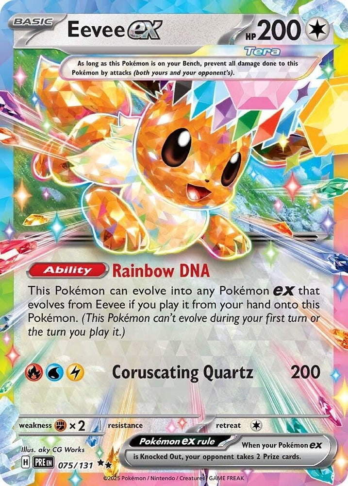 Image for Eevee ex - 075/131 (075/131) [SV: Prismatic Evolutions]