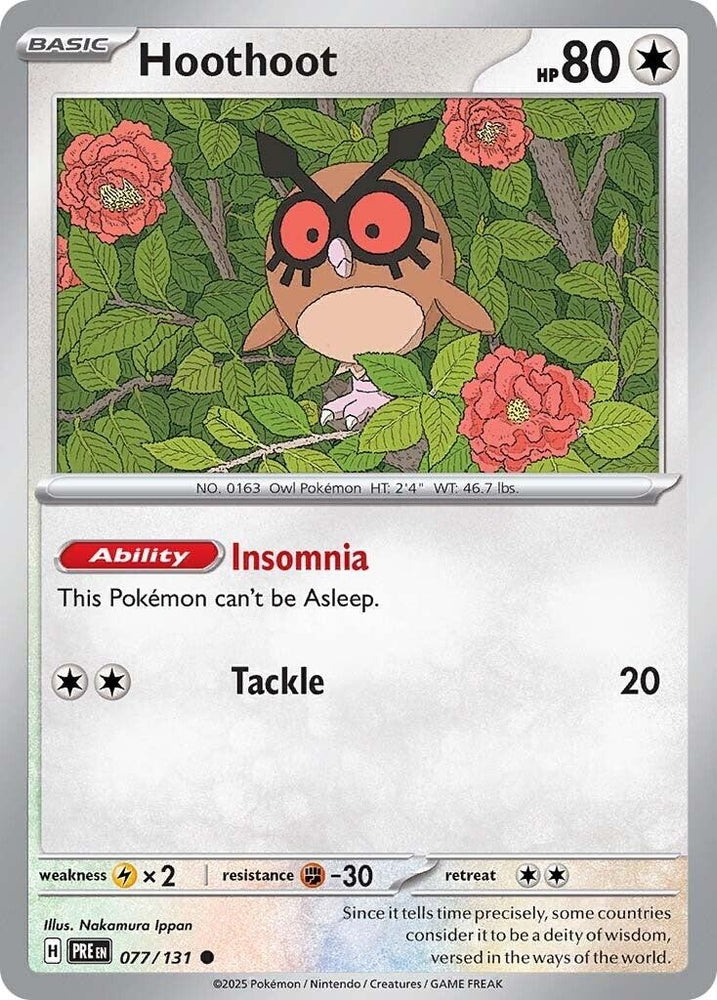 Image for Hoothoot (077/131) (PRE)