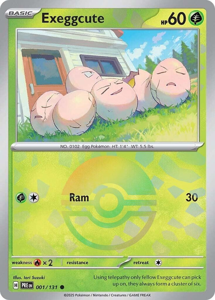 Image for Exeggcute (Poke Ball Pattern) (001/132) (PRE)