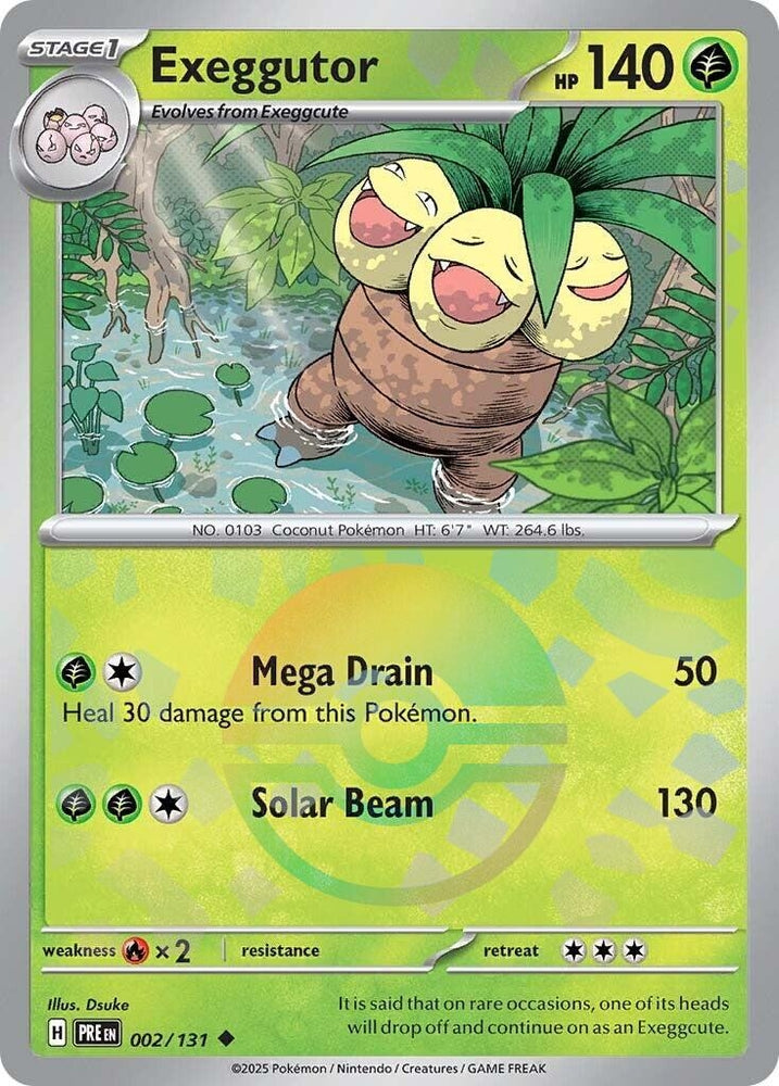Image for Exeggutor (Poke Ball Pattern) (002/132) (PRE)