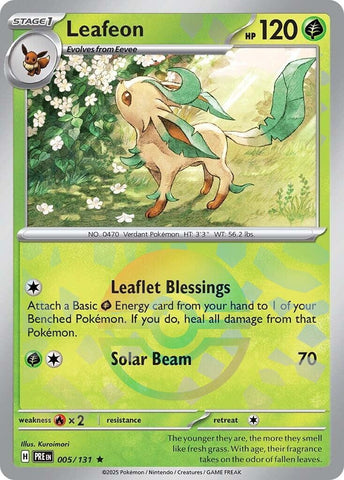 Image for Leafeon (Poke Ball Pattern) (005/132) (PRE)