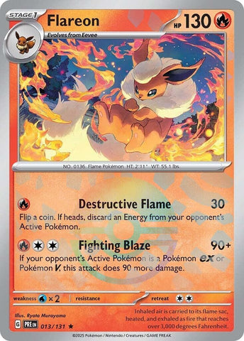 Image for Flareon (Poke Ball Pattern) (013/132) [SV: Prismatic Evolutions]