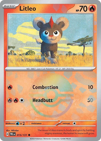 Image for Litleo (Poke Ball Pattern) (015/131) (PRE)