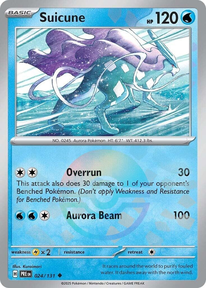 Image for Suicune (Poke Ball Pattern) (024/131) [SV: Prismatic Evolutions]