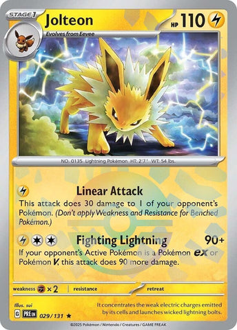 Image for Jolteon (Poke Ball Pattern) (029/131) [SV: Prismatic Evolutions]