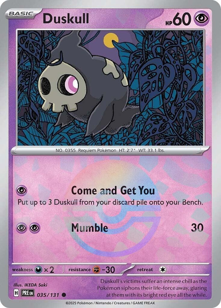 Image for Duskull (Poke Ball Pattern) (035/131) [SV: Prismatic Evolutions]