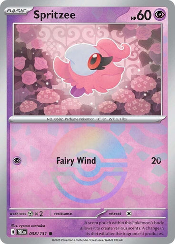 Image for Spritzee (Poke Ball Pattern) (038/131) - Pokemon