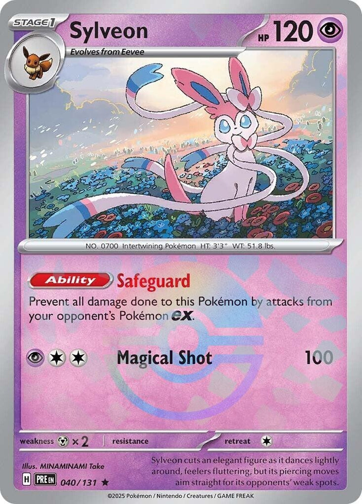 Image for Sylveon (Poke Ball Pattern) (040/131) [SV: Prismatic Evolutions]