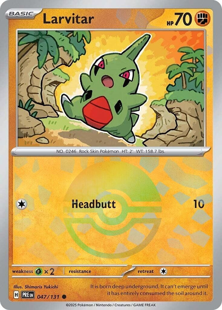 Image for Larvitar (Poke Ball Pattern) (047/131) (PRE)