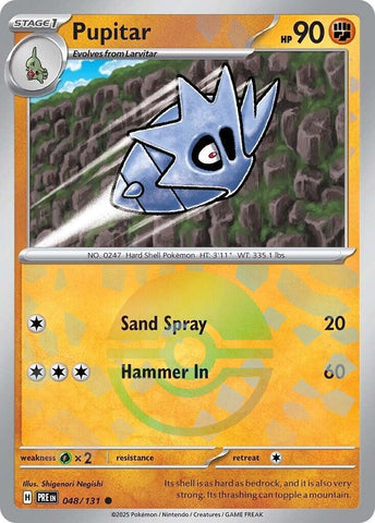 Image for Pupitar (Poke Ball Pattern) (048/131) [SV: Prismatic Evolutions]