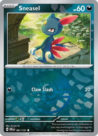 Image for Sneasel (Poke Ball Pattern) (061/131) - Pokemon
